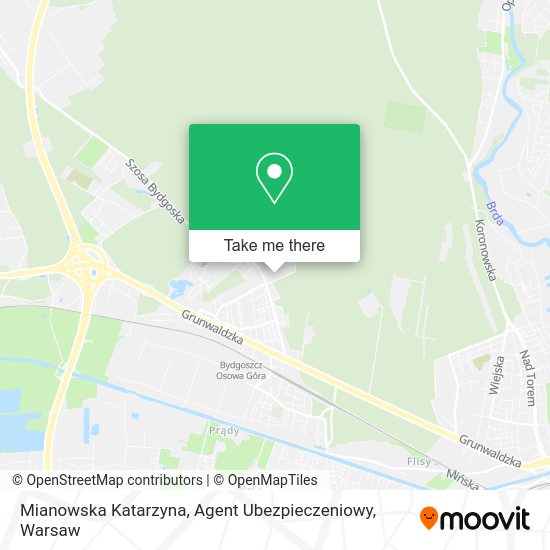 Mianowska Katarzyna, Agent Ubezpieczeniowy map