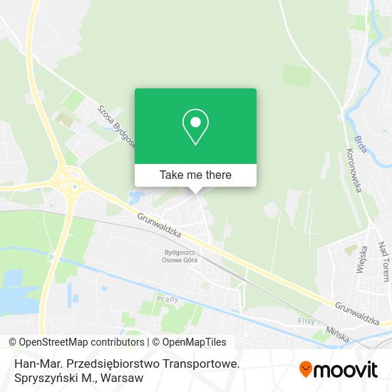 Han-Mar. Przedsiębiorstwo Transportowe. Spryszyński M. map