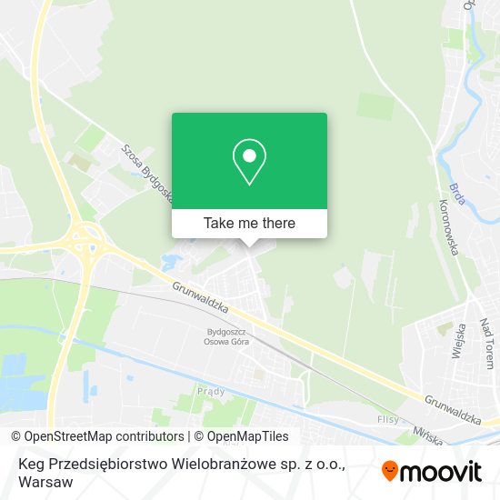 Keg Przedsiębiorstwo Wielobranżowe sp. z o.o. map