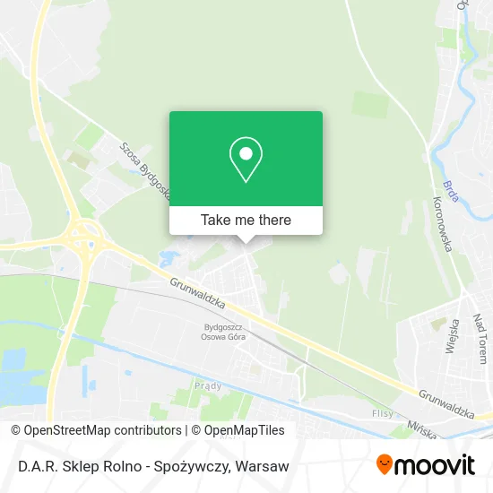 Карта D.A.R. Sklep Rolno - Spożywczy