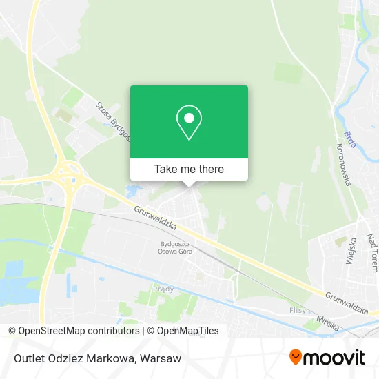 Карта Outlet Odziez Markowa