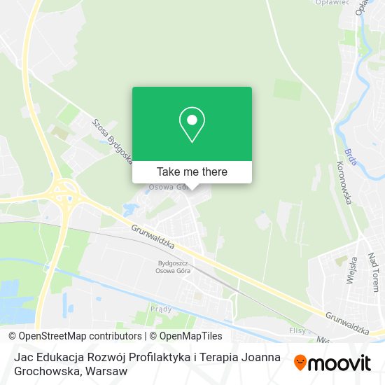 Jac Edukacja Rozwój Profilaktyka i Terapia Joanna Grochowska map