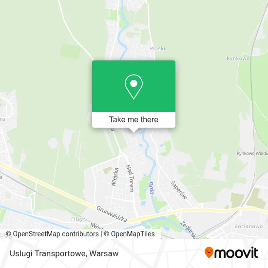 Карта Uslugi Transportowe