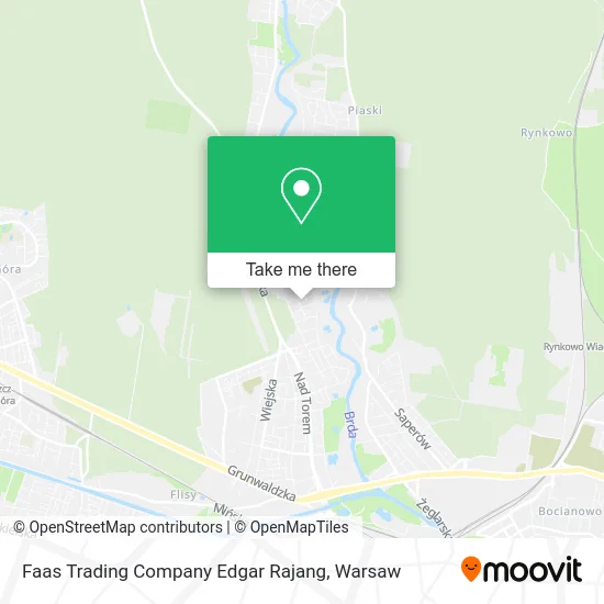 Карта Faas Trading Company Edgar Rajang