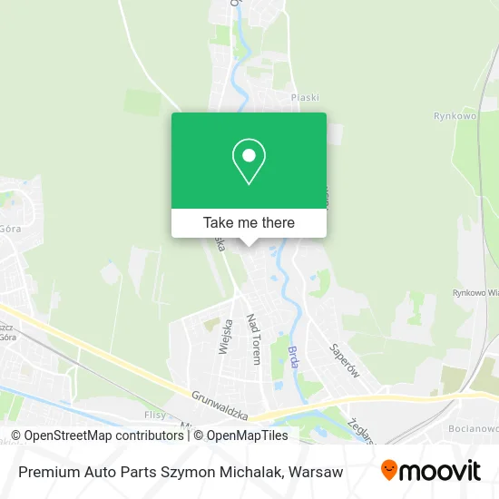 Карта Premium Auto Parts Szymon Michalak