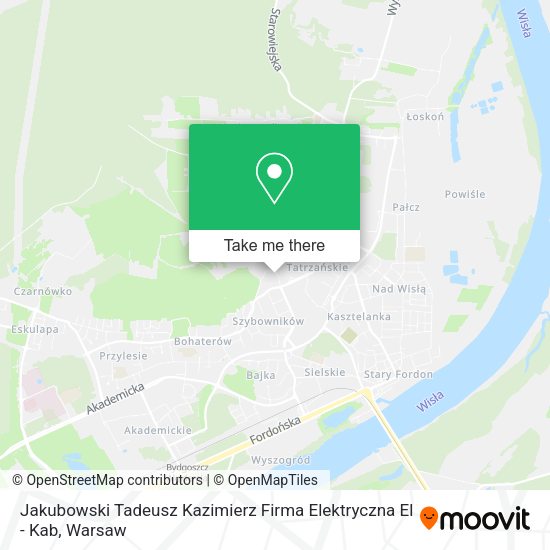 Jakubowski Tadeusz Kazimierz Firma Elektryczna El - Kab map