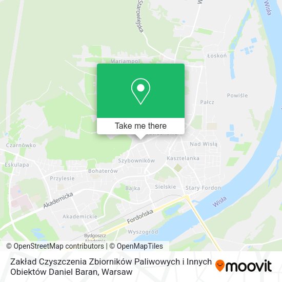 Zakład Czyszczenia Zbiorników Paliwowych i Innych Obiektów Daniel Baran map