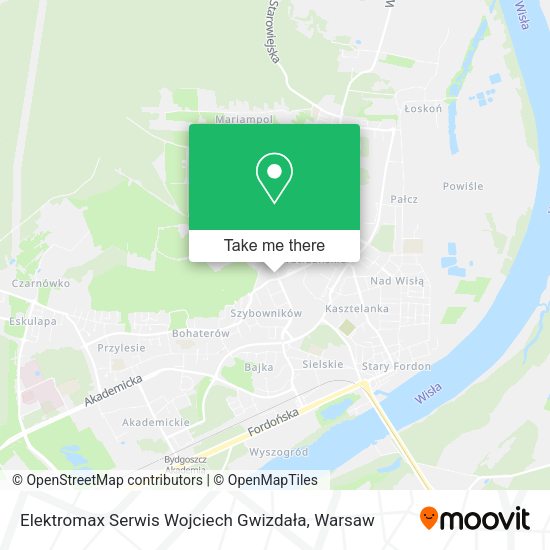 Elektromax Serwis Wojciech Gwizdała map