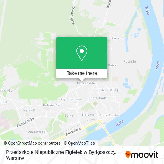 Przedszkole Niepubliczne Figielek w Bydgoszczy map