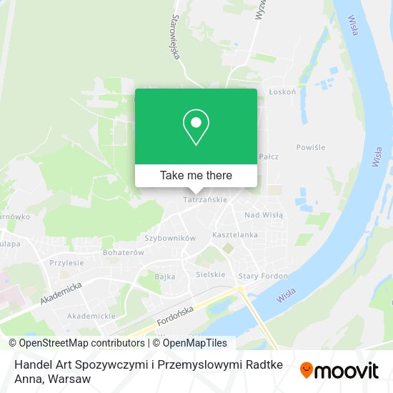 Handel Art Spozywczymi i Przemyslowymi Radtke Anna map