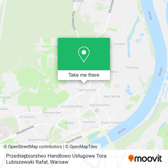 Przedsiębiorstwo Handlowo Usługowe Tora Lubiszewski Rafał map