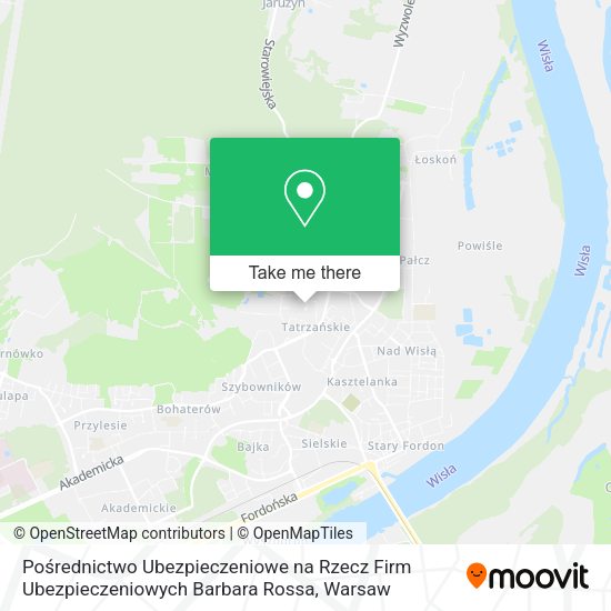 Pośrednictwo Ubezpieczeniowe na Rzecz Firm Ubezpieczeniowych Barbara Rossa map