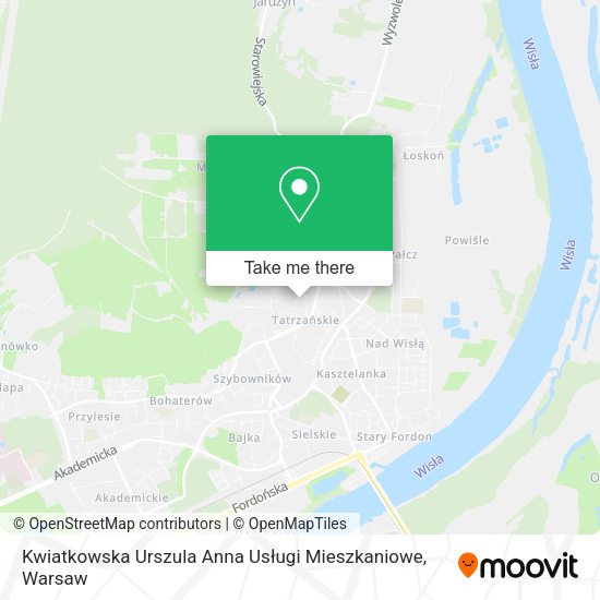 Kwiatkowska Urszula Anna Usługi Mieszkaniowe map