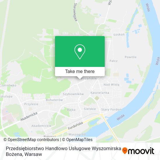 Przedsiębiorstwo Handlowo Usługowe Wyszomirska Bożena map