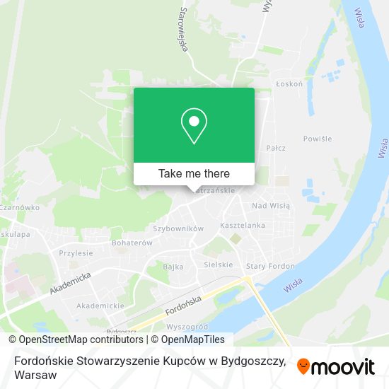 Карта Fordońskie Stowarzyszenie Kupców w Bydgoszczy