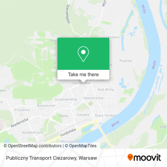 Карта Publiczny Transport Ciezarowy