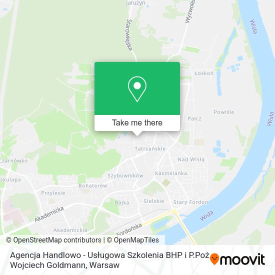 Agencja Handlowo - Usługowa Szkolenia BHP i P.Poż Wojciech Goldmann map