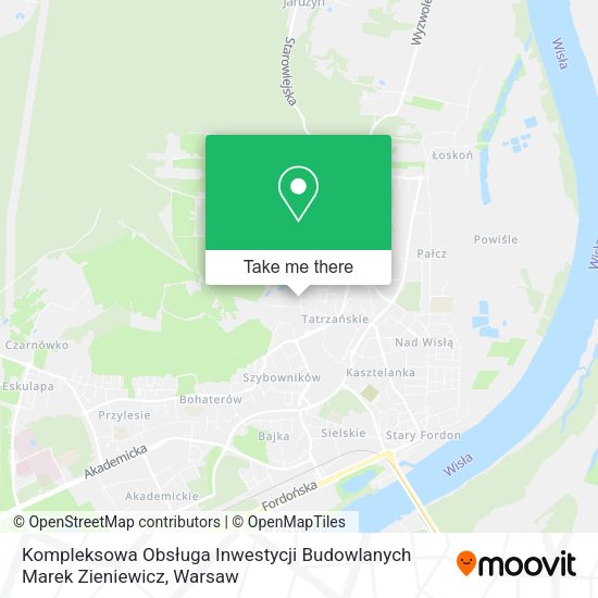 Kompleksowa Obsługa Inwestycji Budowlanych Marek Zieniewicz map