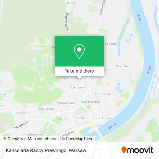 Kancelaria Radcy Prawnego map