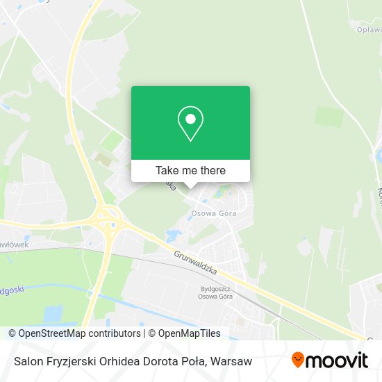 Salon Fryzjerski Orhidea Dorota Poła map