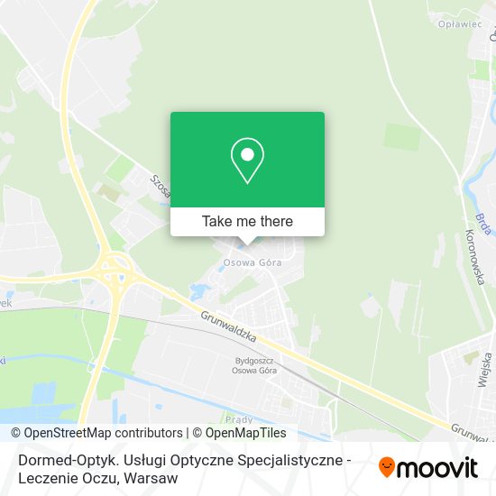 Dormed-Optyk. Usługi Optyczne Specjalistyczne - Leczenie Oczu map