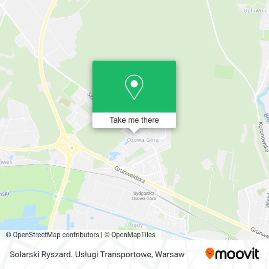 Solarski Ryszard. Usługi Transportowe map