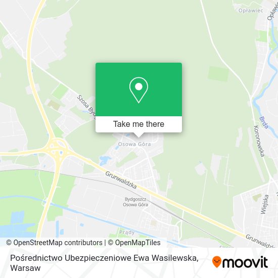 Pośrednictwo Ubezpieczeniowe Ewa Wasilewska map