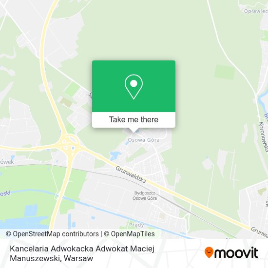 Kancelaria Adwokacka Adwokat Maciej Manuszewski map