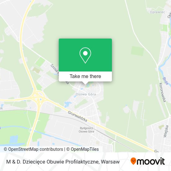 M & D. Dziecięce Obuwie Profilaktyczne map