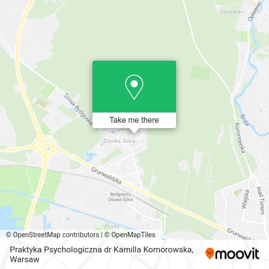 Praktyka Psychologiczna dr Kamilla Komorowska map