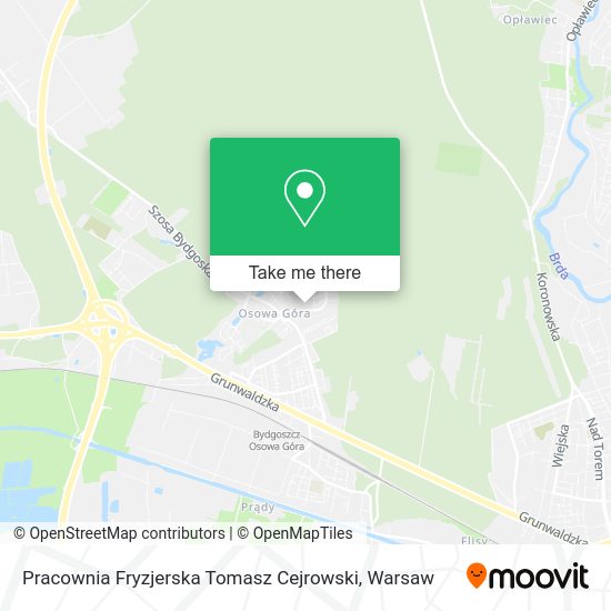 Pracownia Fryzjerska Tomasz Cejrowski map