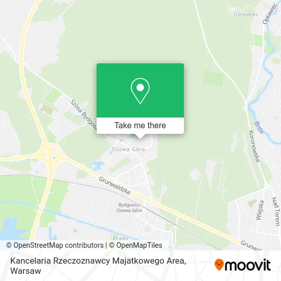 Карта Kancelaria Rzeczoznawcy Majatkowego Area
