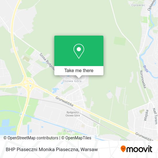 BHP Piaseczni Monika Piaseczna map