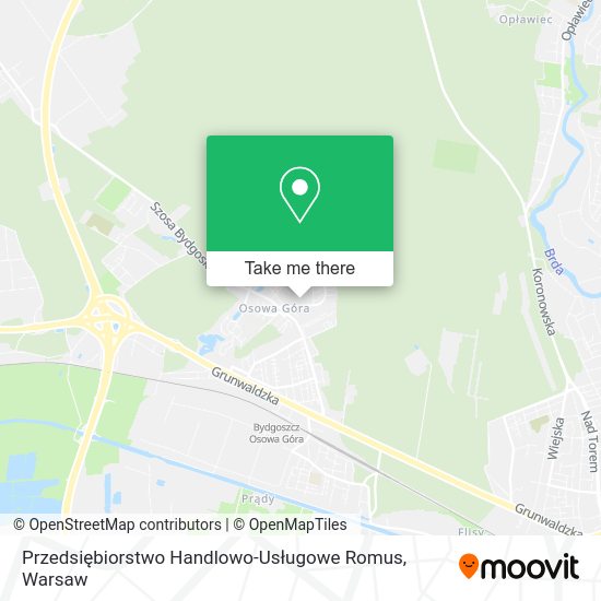 Przedsiębiorstwo Handlowo-Usługowe Romus map