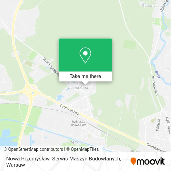 Nowa Przemysław. Serwis Maszyn Budowlanych map