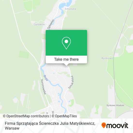 Firma Sprzątająca Ściereczka Julia Matyśkiewicz map