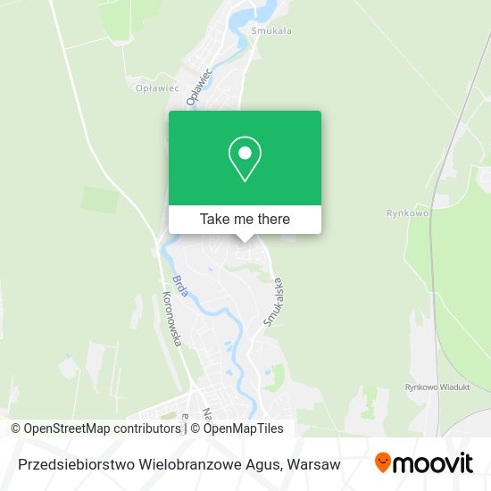 Przedsiebiorstwo Wielobranzowe Agus map