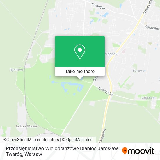 Przedsiębiorstwo Wielobranżowe Diablos Jarosław Twaróg map