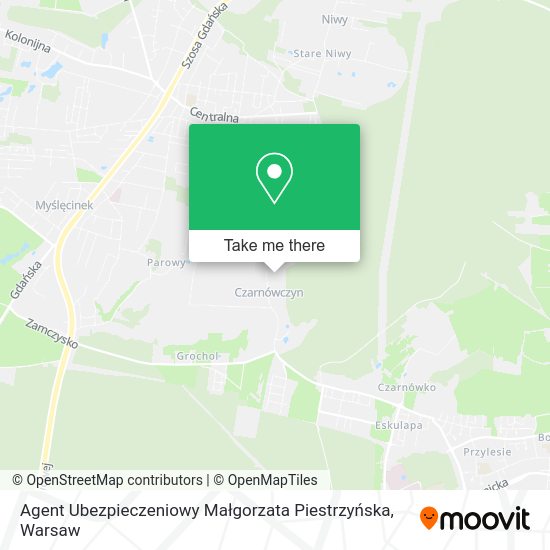 Agent Ubezpieczeniowy Małgorzata Piestrzyńska map