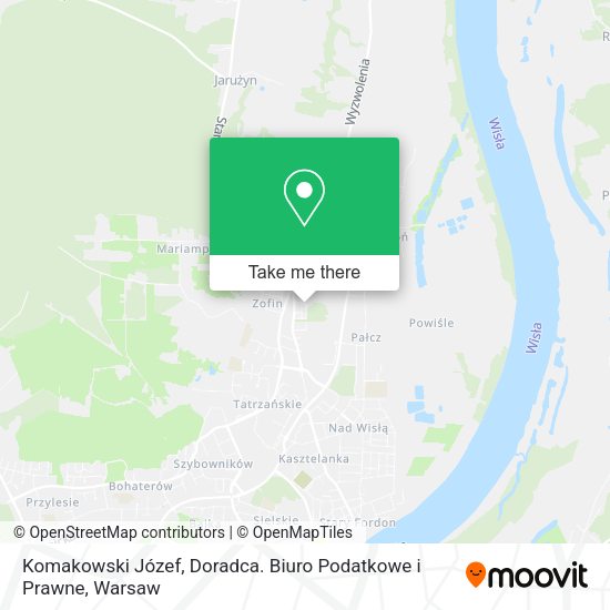 Komakowski Józef, Doradca. Biuro Podatkowe i Prawne map