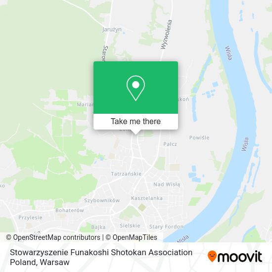 Stowarzyszenie Funakoshi Shotokan Association Poland map