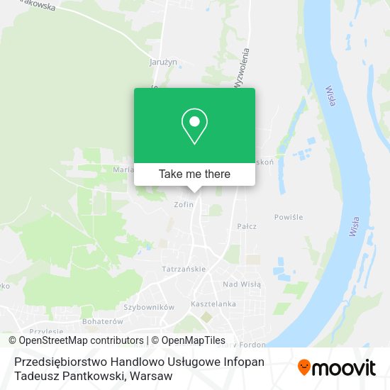 Przedsiębiorstwo Handlowo Usługowe Infopan Tadeusz Pantkowski map