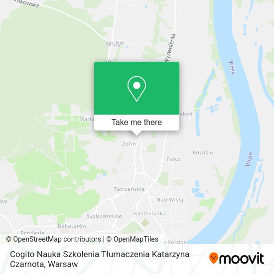 Cogito Nauka Szkolenia Tłumaczenia Katarzyna Czarnota map