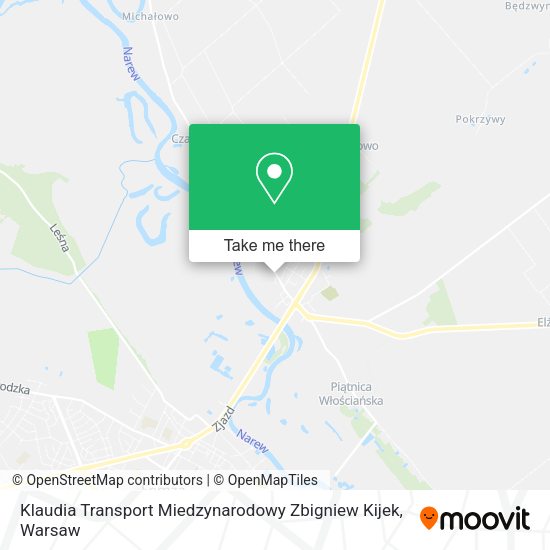 Карта Klaudia Transport Miedzynarodowy Zbigniew Kijek