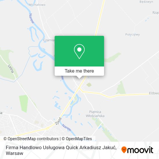 Firma Handlowo Usługowa Quick Arkadiusz Jakuć map