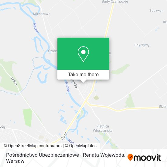 Pośrednictwo Ubezpieczeniowe - Renata Wojewoda map