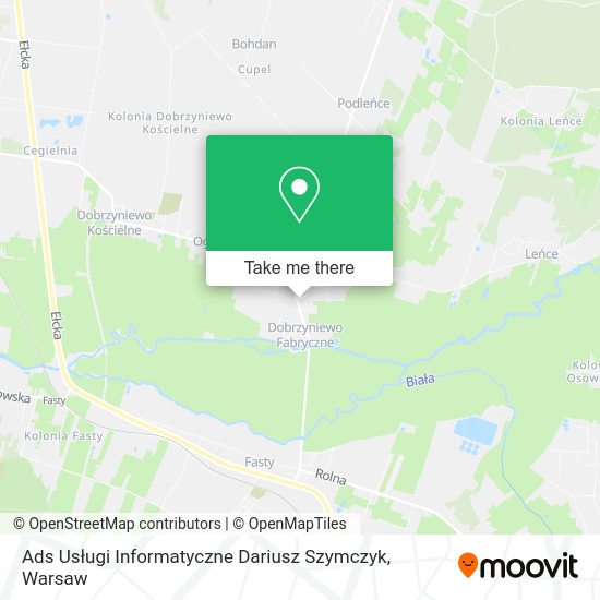 Ads Usługi Informatyczne Dariusz Szymczyk map