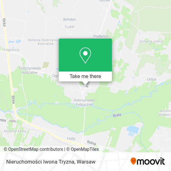 Nieruchomości Iwona Tryzna map