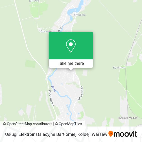 Usługi Elektroinstalacyjne Bartłomiej Kołdej map