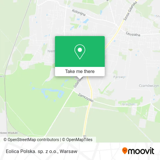 Карта Eolica Polska. sp. z o.o.